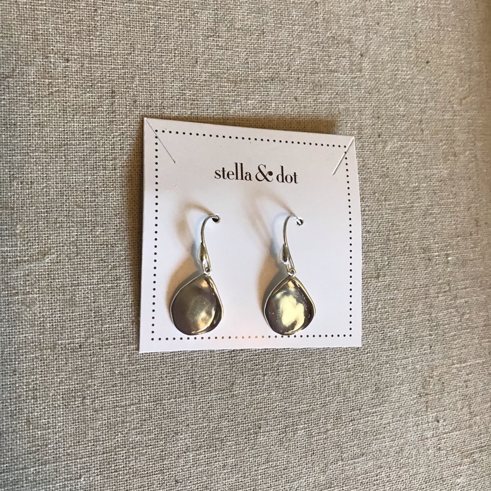 Stella & Dot amour silver discs